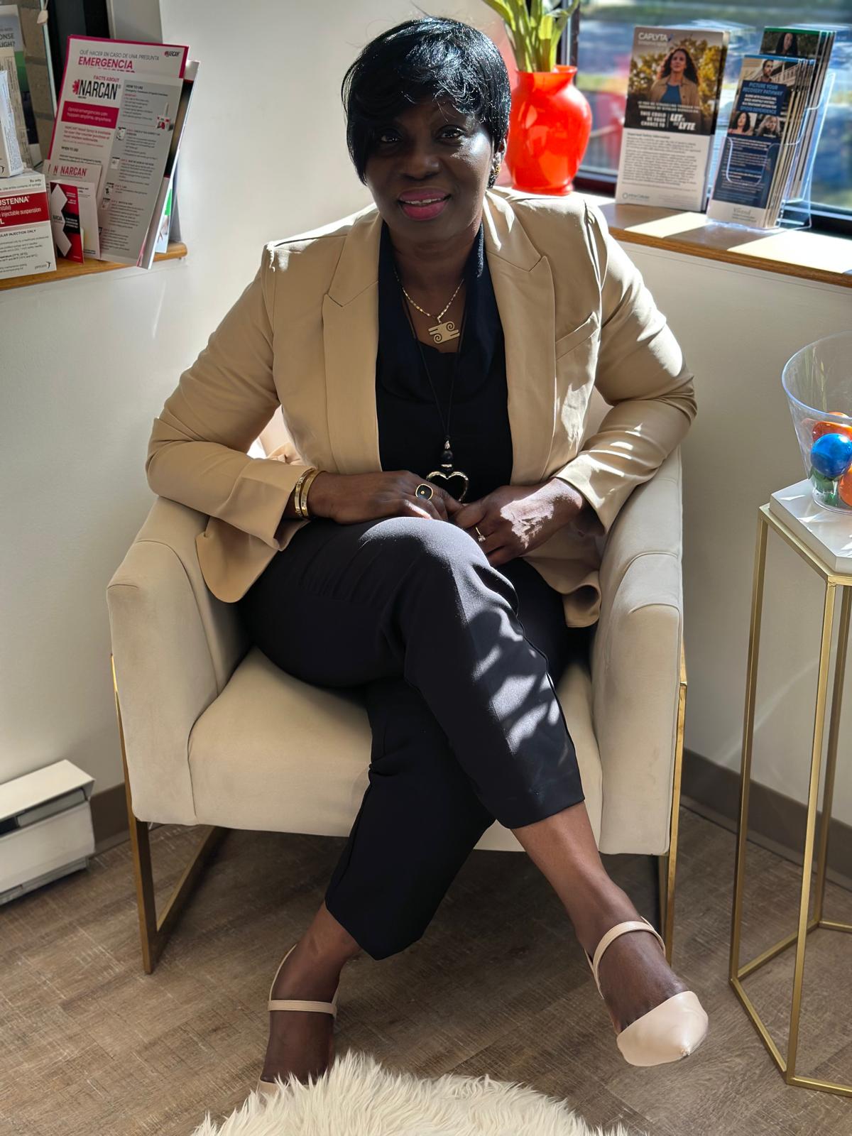 Dr. Gloria Fosu, board-certified psychiatric nurse practitioner providing compassionate mental health care in Maryland