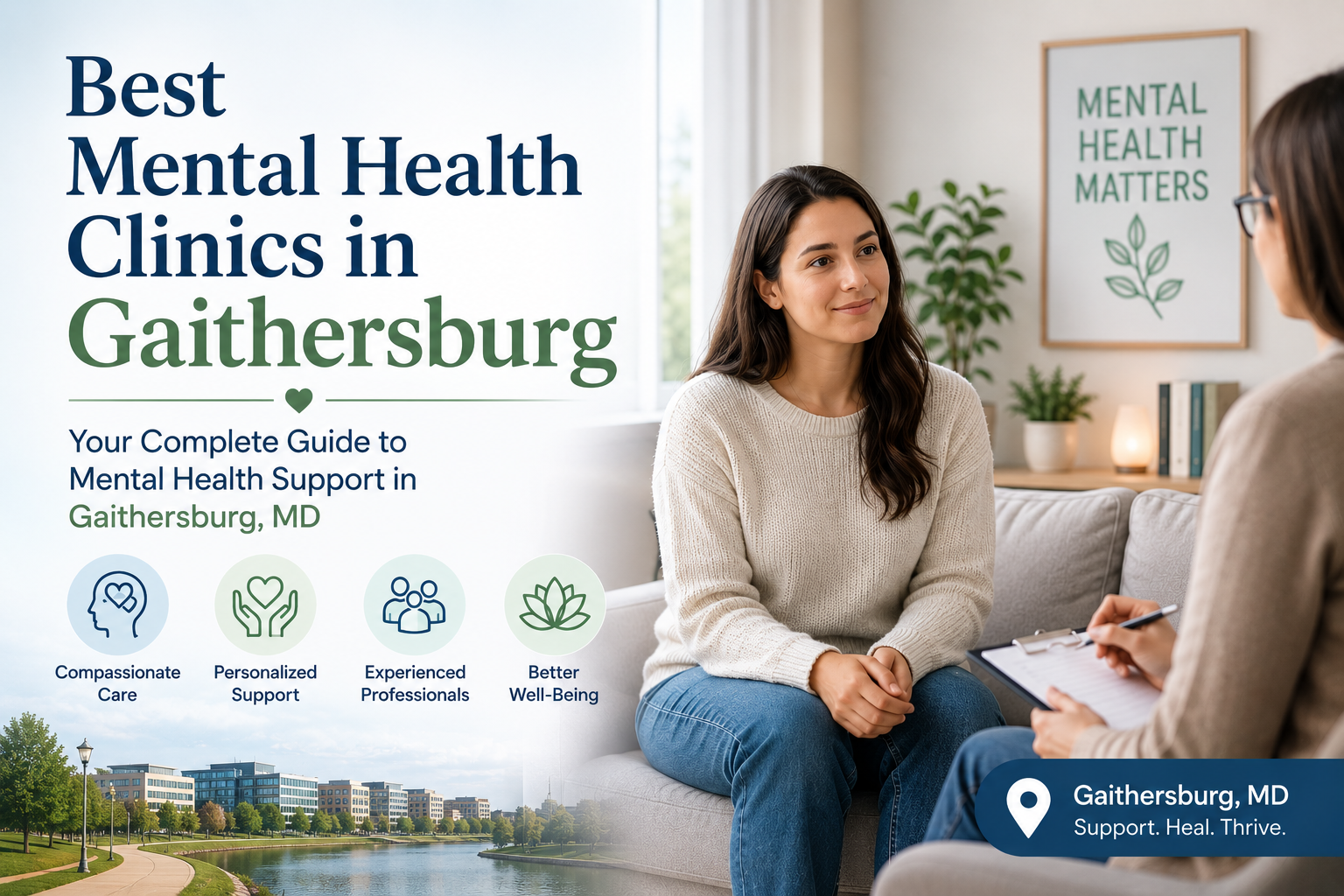 Best Mental Health Clinics in Gaithersburg