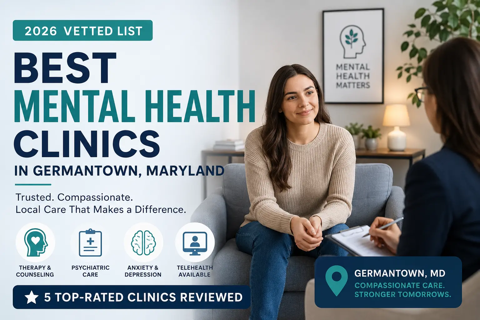 Best Mental Health Clinics in Germantown
