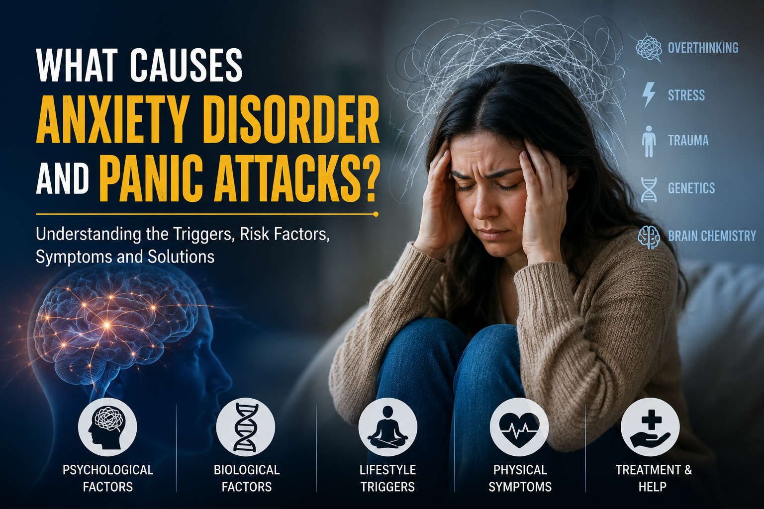 what causes anxiety disorder and panic attacks